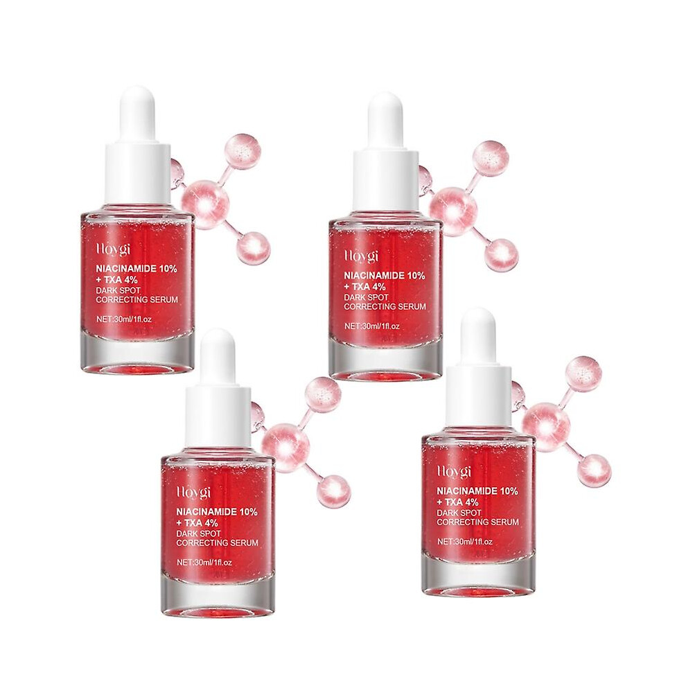 (4pcs) 10% Niacinamide  4% Tranexamic Acid, for Post-Acne Marks, Acne Scars, Hyperpigmentation and Even Skin Tone