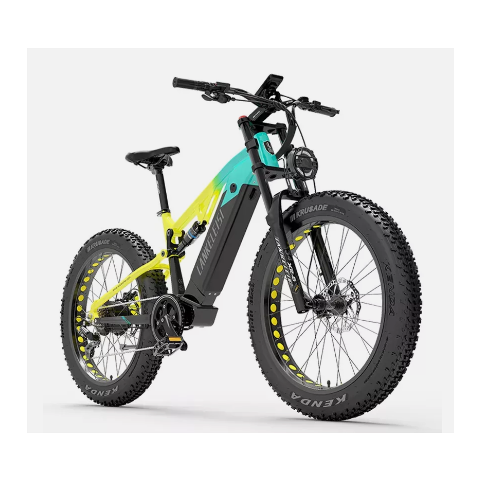 LANKELEISI RV800 PLUS MTB Electric Bike 48V 20Ah 750Wa 26inFat Tyre F/Suspension