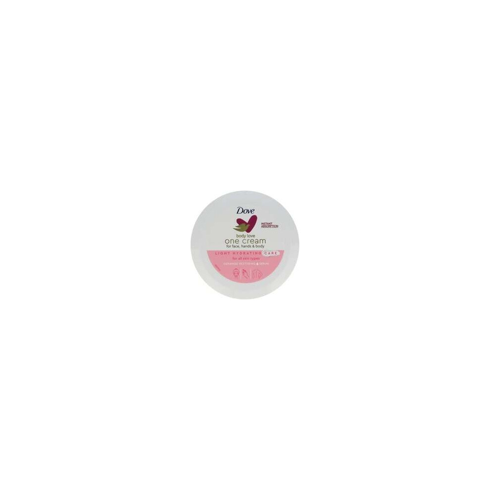 Dove - Body Love Hydratation Care - Hydratační Krém Na Obličej A Tělo 250Ml Light