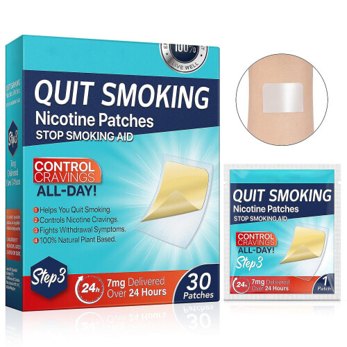 (Step 3) Quit Smoking Patches, Stop Patch, Aid, Easy And Effective Anti-stickers