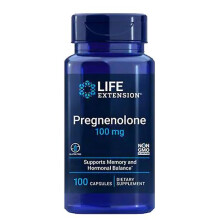 Life Extension Pregnenolone, 100 mg, 100 caps (Pack of 4)