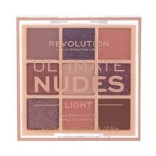 Makeup Revolution, Ultimate Nudes, Eyeshadow Palette, Dark, 9 Shades, 8.1 g