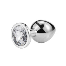 (White) Metal Anal Toys Vibrator Women Adult Sex Butt Plug Stainles Steel Anal Plug