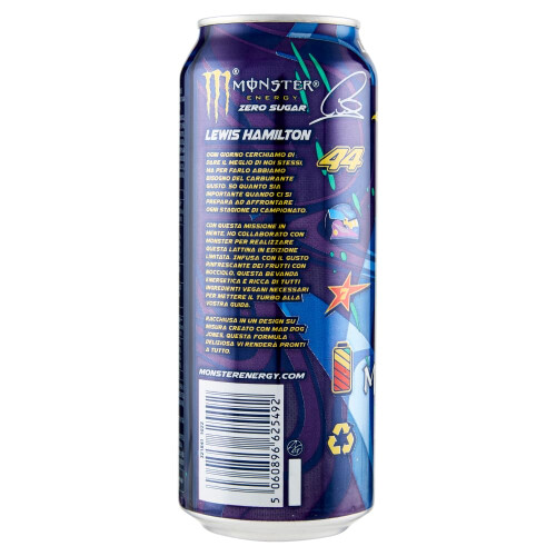 (Pack Of 6) Monster Energy Lewis Hamilton Zero 4Pack 500ML 2