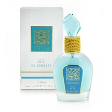 Lattafa Perfumes med pudret moskus EDP 100 ml - pudret, elegant duft til kvinder