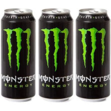 (Pack Of 24) MONSTER Energy Can, Halal, Adult, 500Ml