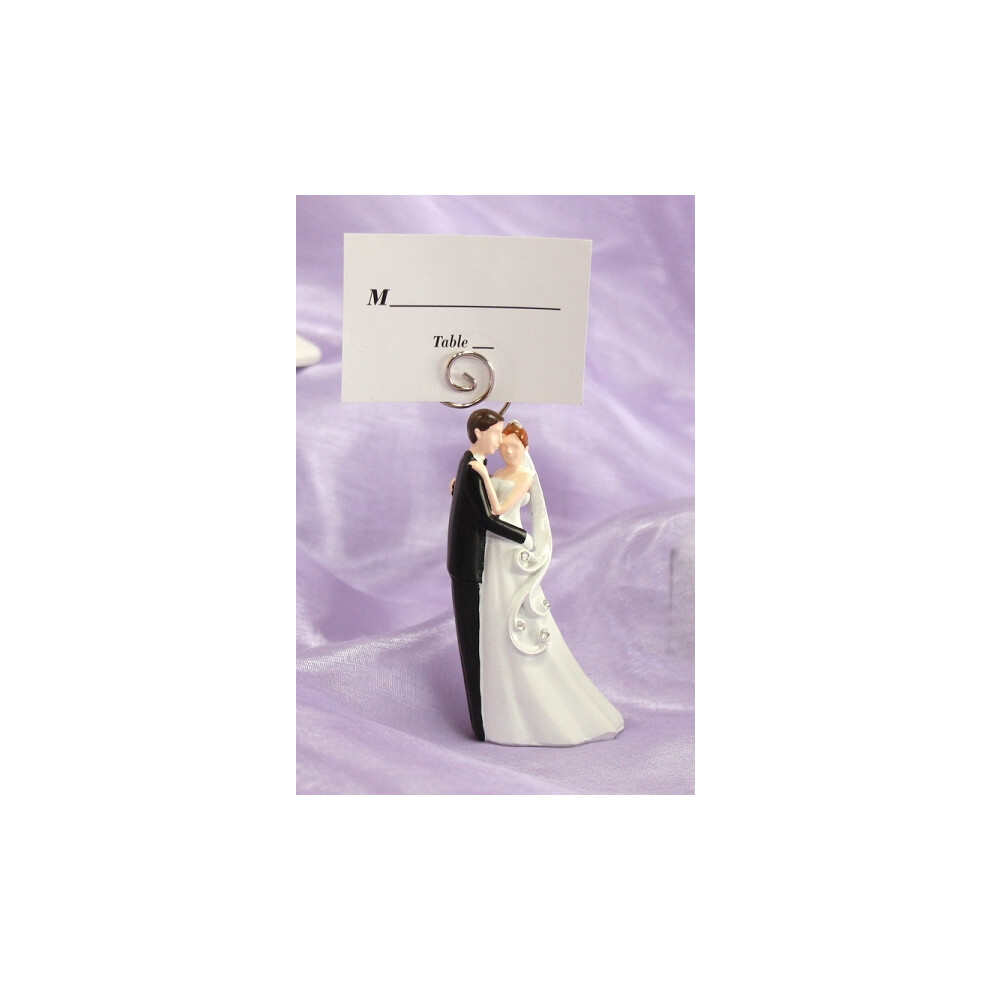 Elegant Bride & Groom Design Placecard Holder