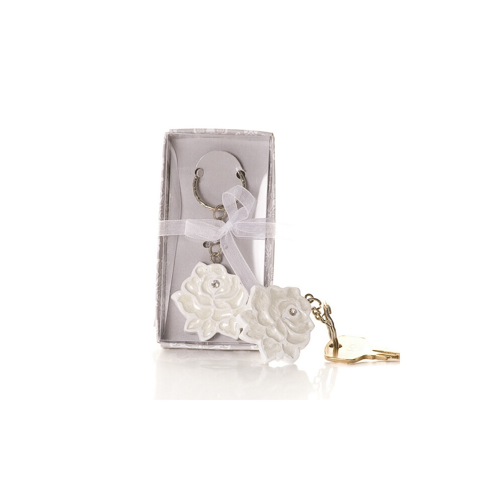 A Rose in Bloom Key Chain