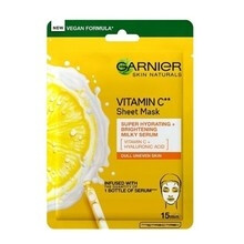 Garnier Vitamin C Super Hydrating Sheet Mask, 6-pack