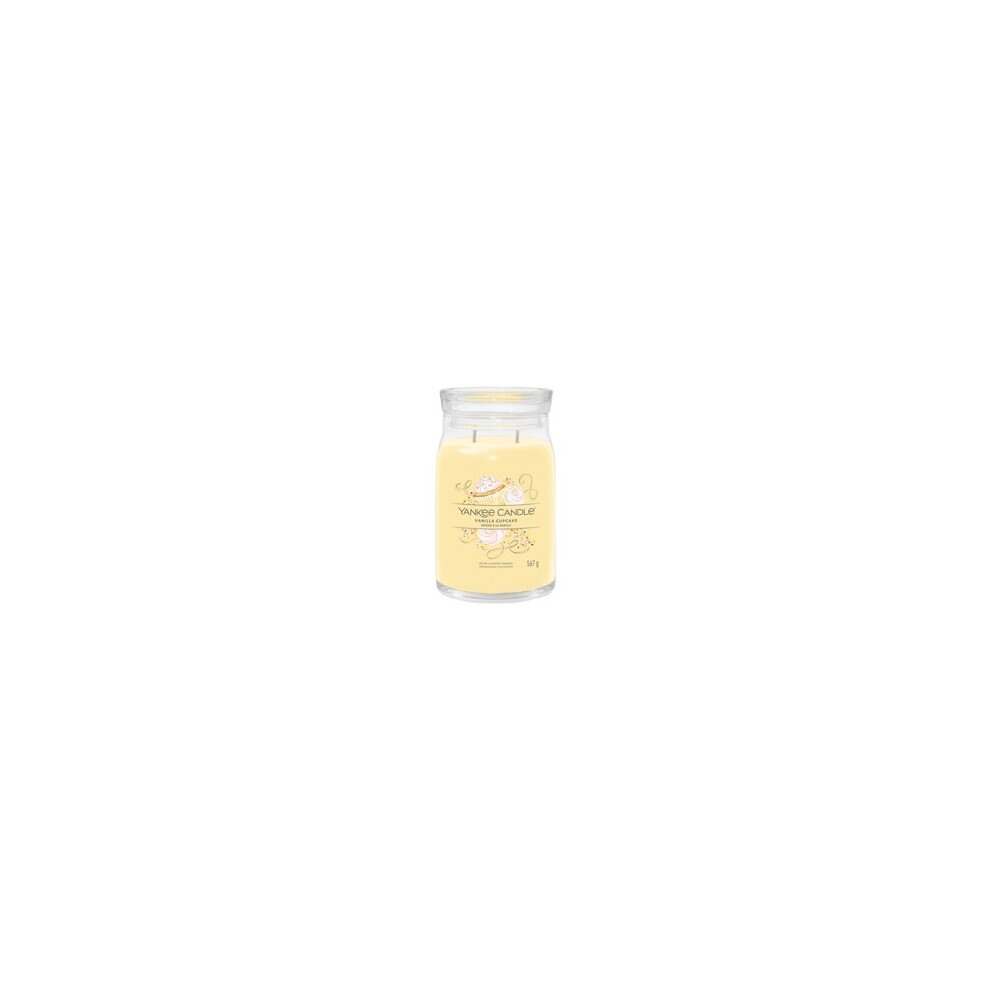 Yankee Candle - Yankee Candle Vanilla Cupcake Signature Candle ( vanilkový košíček ) - Vonná svíčka 368.0g