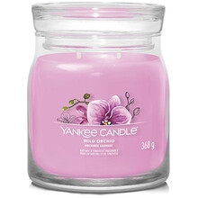 Yankee Candle - Signature Wild Orchid Mittelgroßes Glasgefäß