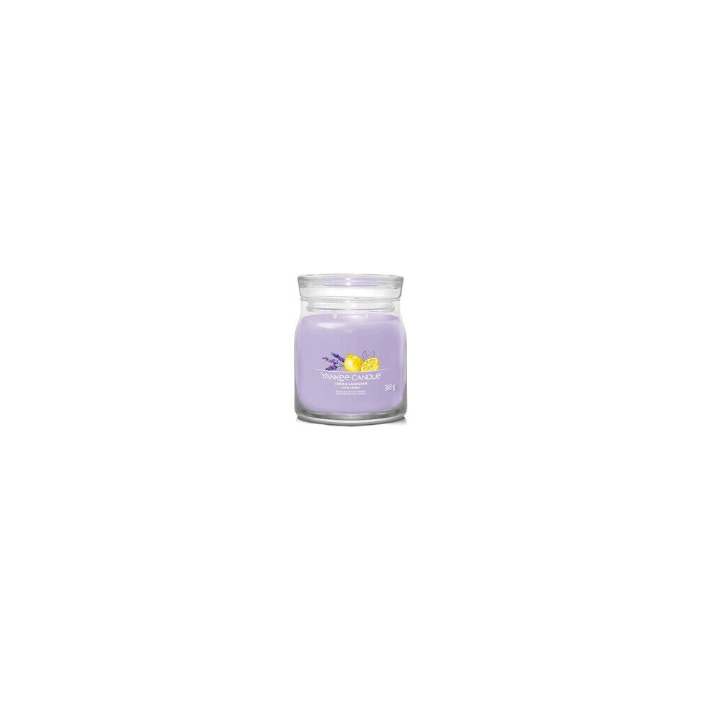 Yankee Candle - Lemon Lavender Signature Candle ( citron s levandulí ) - Vonná svíčka 368.0g