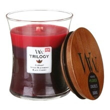 WoodWick - Sonnengereifte Beeren Mittlere Trilogie-Kerze (275g)