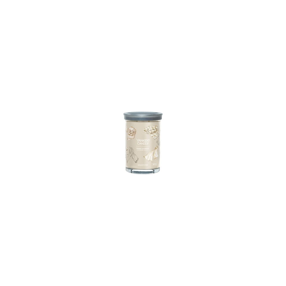 Yankee Candle - Warm Cashmere Signature Tumbler Candle ( teplý kašmír ) - Vonná svíčka 567.0g