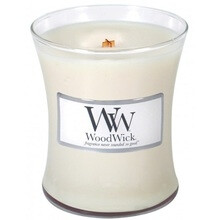 Bougie parfumée - Woodwick - Bean De Vanille - 610g - Blanc - Parfum vanille