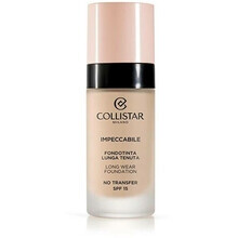 COLLISTAR Impeccabile Base de Maquillage Longue Tenue 1R 30 ml – Teint parfait & tenue durable