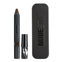 Nudestix Magnetic Matte Eye Color Pencil, Lidschatten + Eyeliner + Augenlid Primer, Creme Make-up Stick, Langanhaltend, Wasserdicht, Farbe: Slate