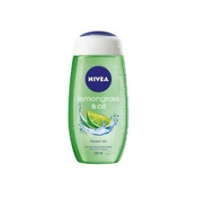 Gel de Ducha NIVEA Lemongrass & Aceite para Limpieza Diaria, con Perlas de Aceite Nutritivo