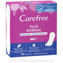Protège-slips Carefree Plus Original Parfum Frais - paquet de 56 pièces