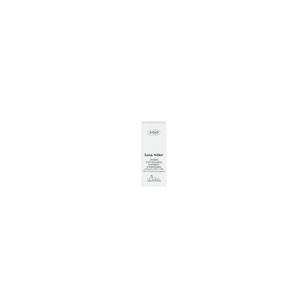 Ziaja - Goats Milk Ultralight Face Cream Spf15 - Smoothing Face Cream 50Ml