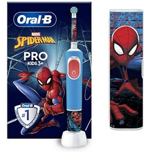 Brosse à dents électrique - ORAL-B - Vitality Pro Kids - Spiderman - Multicolore - Étui de voyage inclus