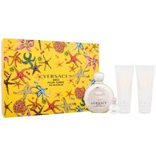 Versace - Eros Pour Femme Gift set EDP 100 ml, shower gel 100 ml, body lotion 100 ml and miniature EDP 5 ml 100ml