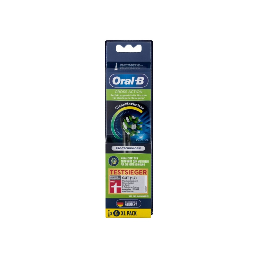 Oral-B - CrossAction Black Edition - Unisex, 6 pc