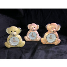 Shudehill Pastel Silver Plated Teddy Bear Photo Frame