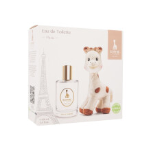 Eau De Toilette, Sophie la Girafe, Giraffe, Collectible Plush Toy, 0+ months + Paris, For Boys, 100 ml