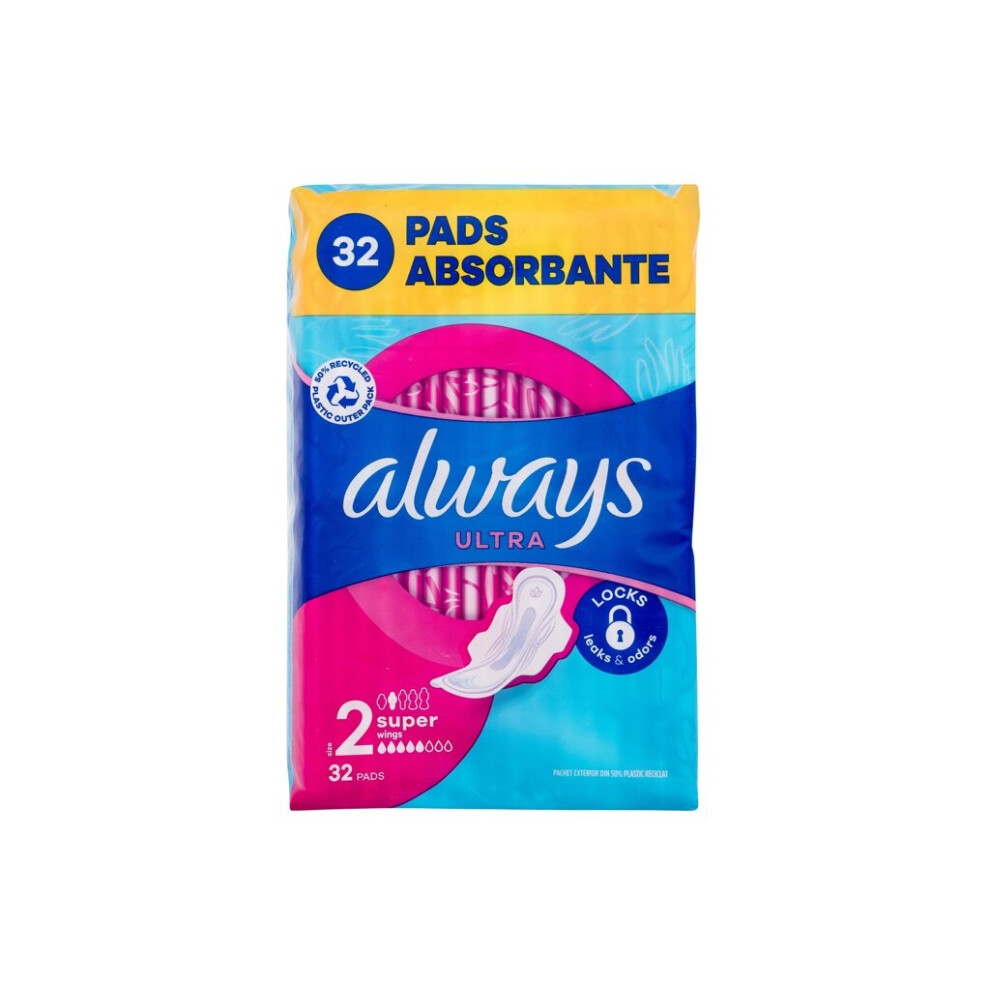 Always - Ultra Super - For Women, 32 pc