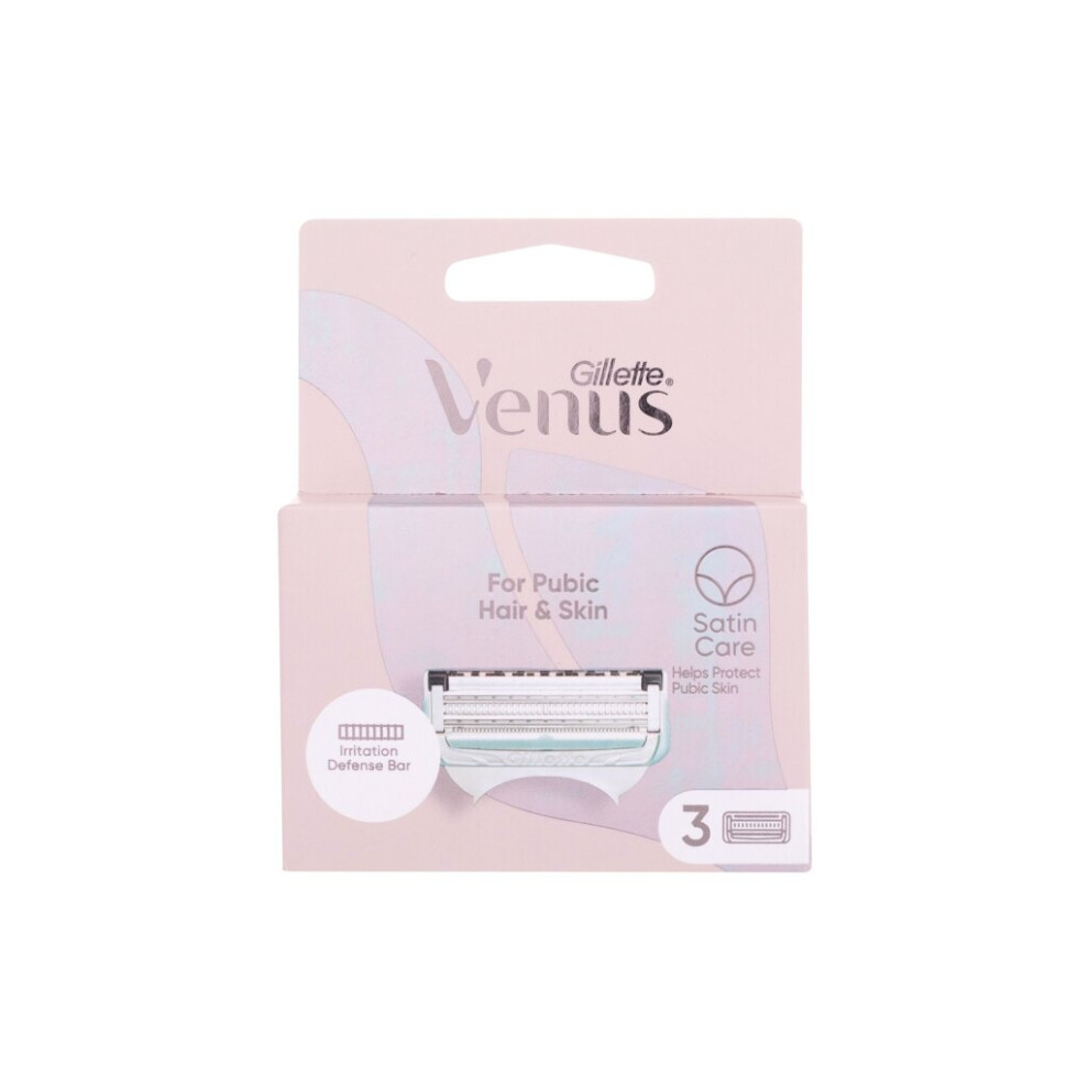 Gillette - Venus Satin Care For Pubic Hair & Skin - For Women, 3 pc