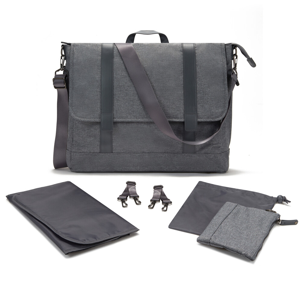 Baby Changing Bag, Large Messenger Bag, Diaper Bag for Dad