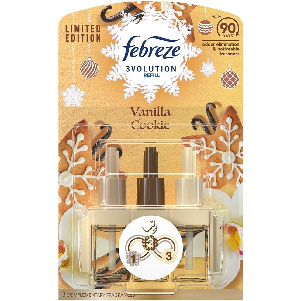 New Febreze Ambi Pur 3Volution Refill Vanilla Latte Refill 20Ml