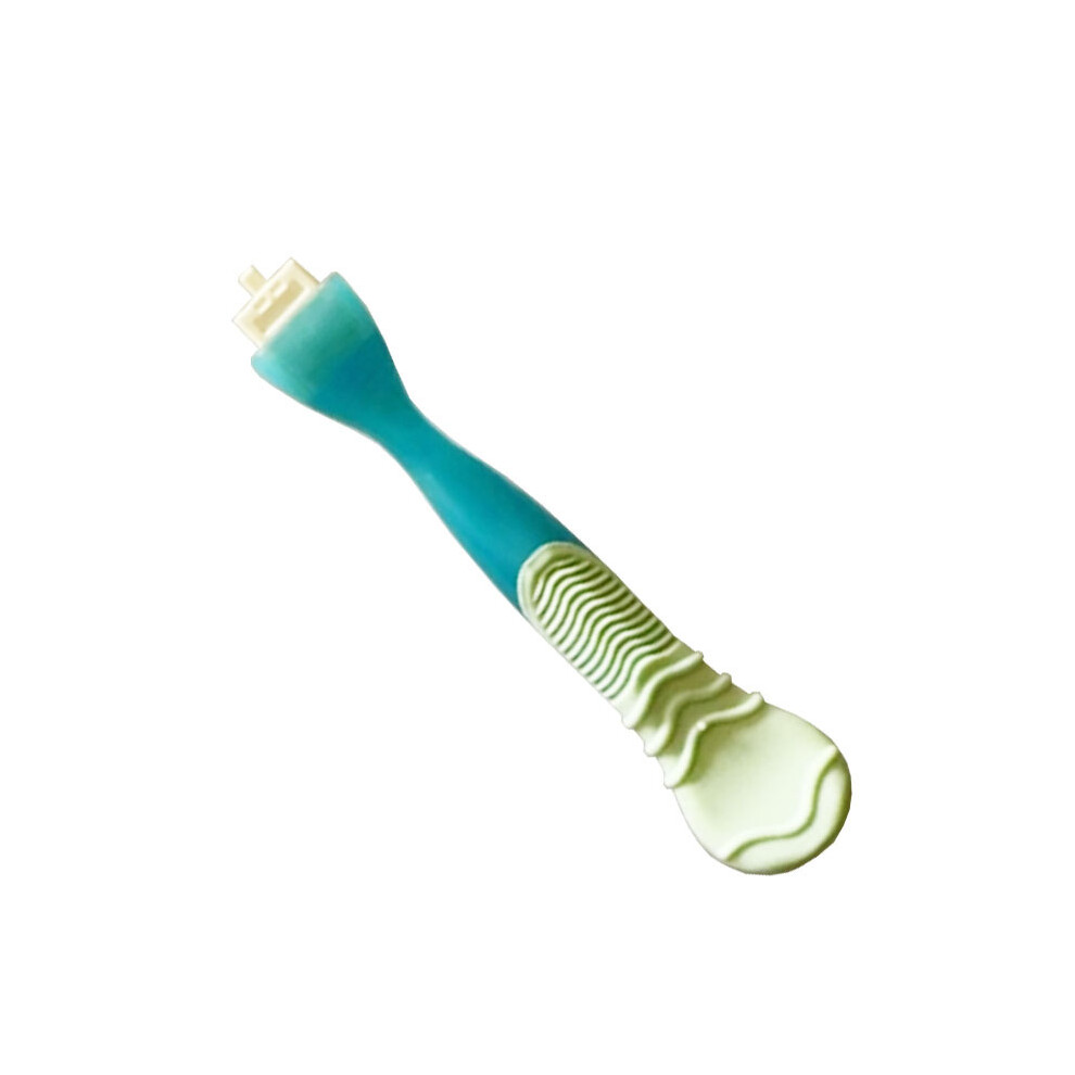 (Blue Handle) Manual Shaver Detachable Blade Three Layer Blade Replacement Leg Hair Armpits