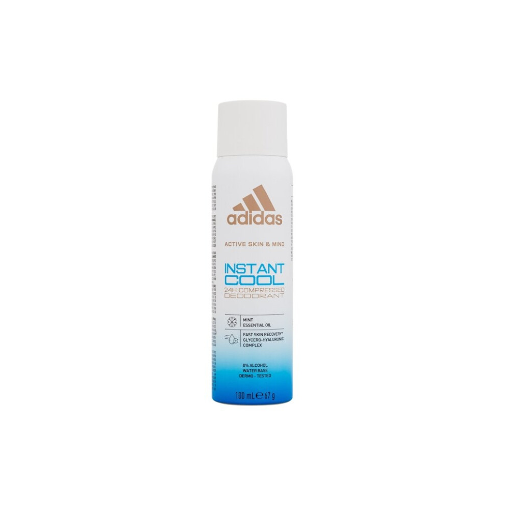 Adidas - Instant Cool Deodorant - ChladivÄ osvÄÅ¾ujÃ­cÃ­ deodorant s vÅ¯nÃ­ mÃ¡ty pro Å¾eny 100ml