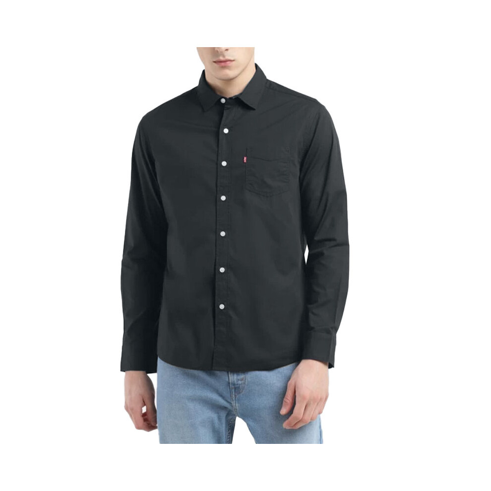 (M) LEVI'S Mens Shirts Long Sleeve Button Down Collar Cotton Shirt