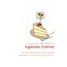 Happy Anniversary To Us Sparkle Finished Greeting Card By Dandelion Stationery