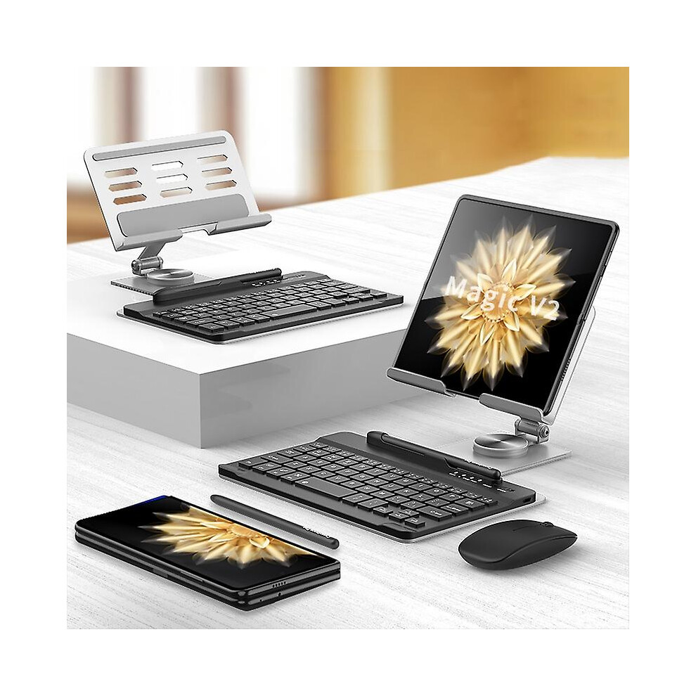 (Silver) Gkk Keyboard Holder Pen Mouse For Honor Magic V2 Silver 9362098179749