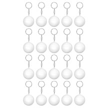 20 Pack Volleyball Ball Keychains For Party Favors,volleyball Stress Ball,school Carnival Reward,sp