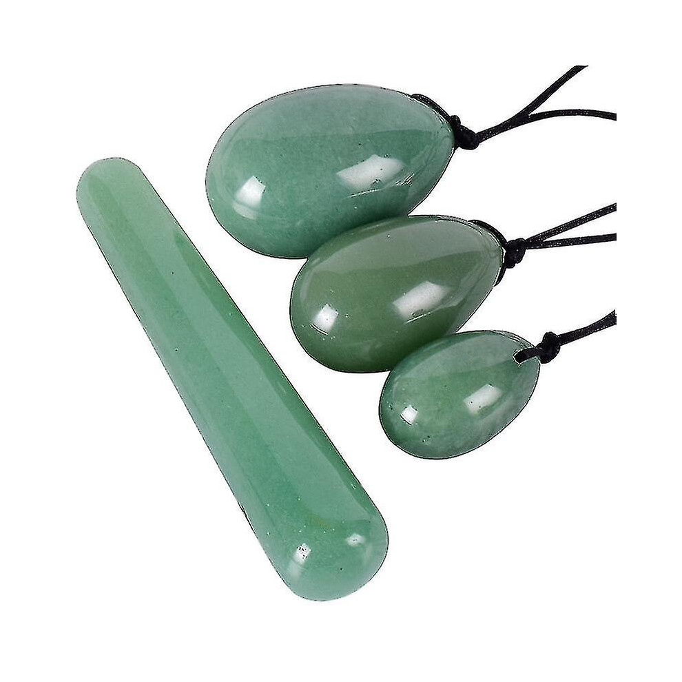 3 Pcs/set Yoni Egg Natural Jade Eggs Set Kegel Exercise Pelvic Floor Muscels Libido Strengthen Egg Balls By Cyan