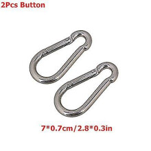 (2Pcs Button) 2m-5m Gym Cable Wire Rope Heavy Duty Steel Replacement Parts For Home Gym Fitness Cable Pulley Accessories Dia 5mm