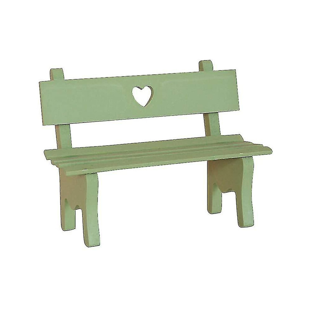 Mini Wooden Garden Bench Decorative Photo Propsbrand: Langray-image-OPC-PDXV9XQ-NEW