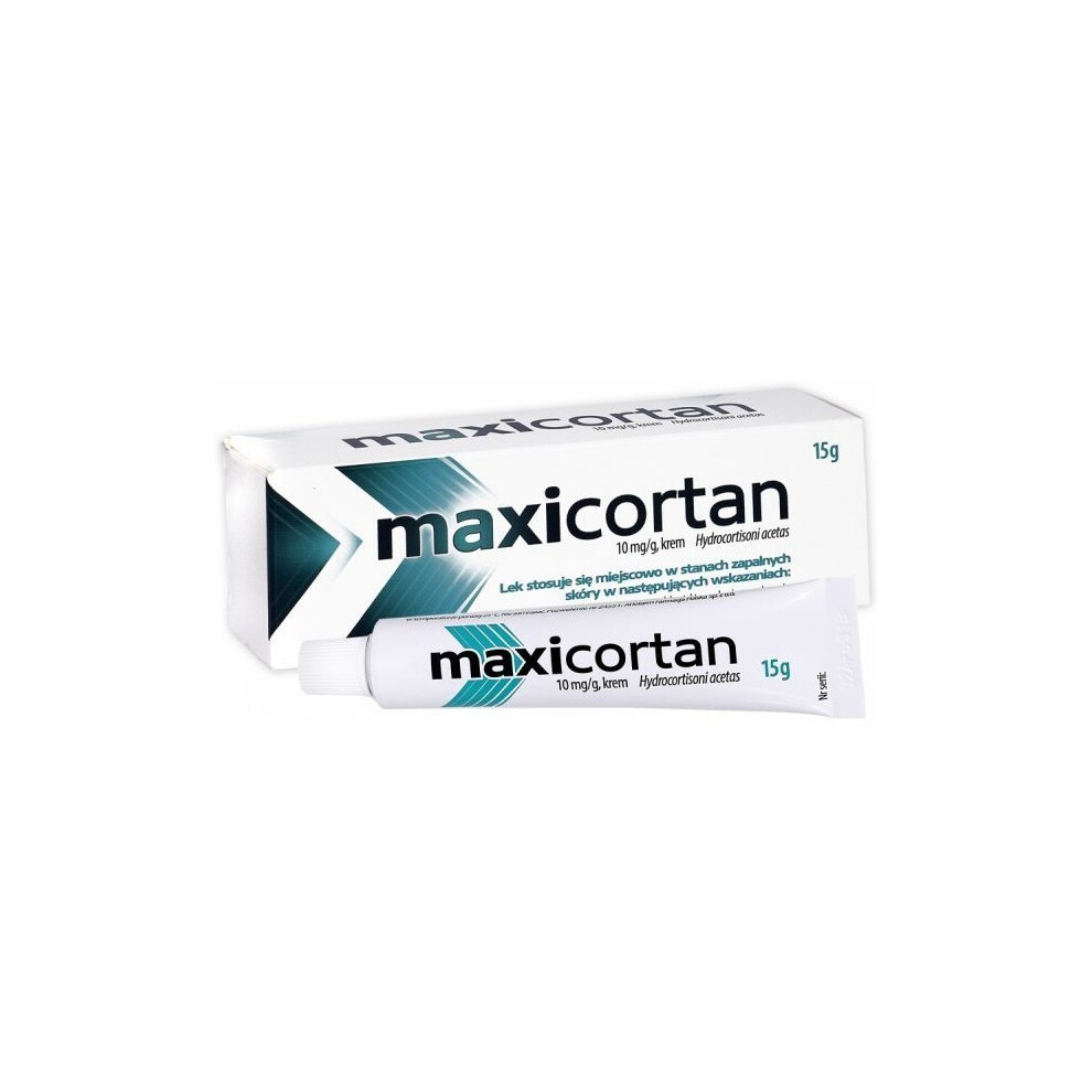 Maxicortan, hydrocortisone 10mg/g cream , 15 g