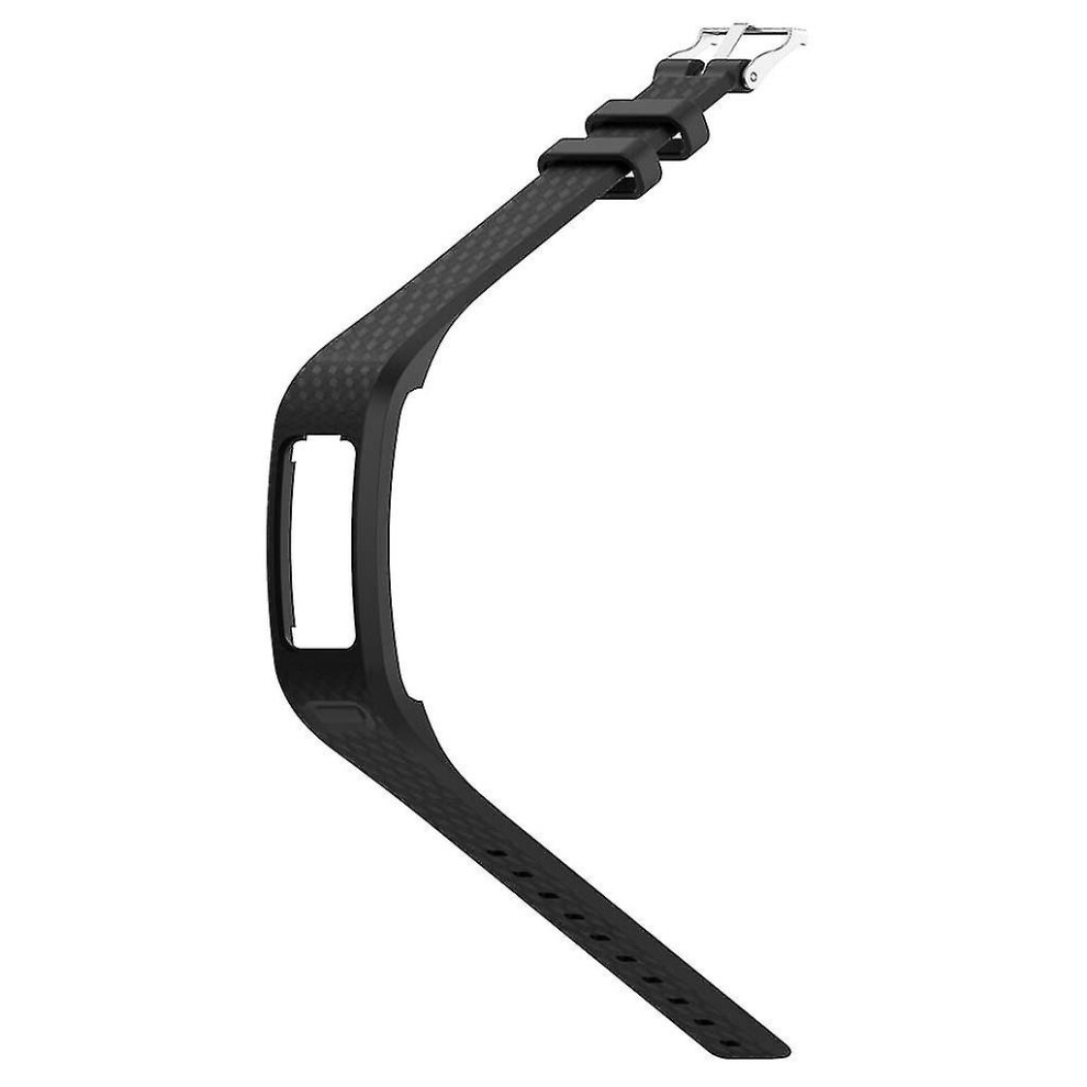 (Black) For Vivofit 1/2 Silicone Watch Band Strap Wristband Bracelet Wear-Resist Black 9362098185191