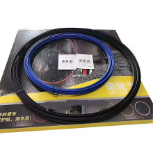 (Blue) Wheel Rims Protectors Decor Strip Anti-collision Ring Double-layer Wheel Protection Ring Universal