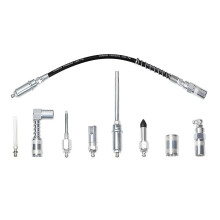 Tool Grease Tip 9-piece Grease Coupler Kit Quick Connect Grease Fittings Complete Lube Accessories