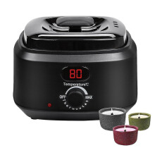 Adult Candle Making Kit, Digital Wax Melt Warmer with Hot Plate DIY Beginner Candle Making Supplies () EU Plug