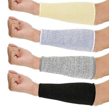 4 Pair Cut And Burn Resistant Sleeves Arm Protection Sleeves Forearm Protectors For Thin Skin And B