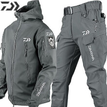 (M, Suits 03) Men's Tactical Windproof Waterproof Jacket Special Forces Soft Shell Fishing Suit Men's Army Combat Pants Men's Fishing Jackets