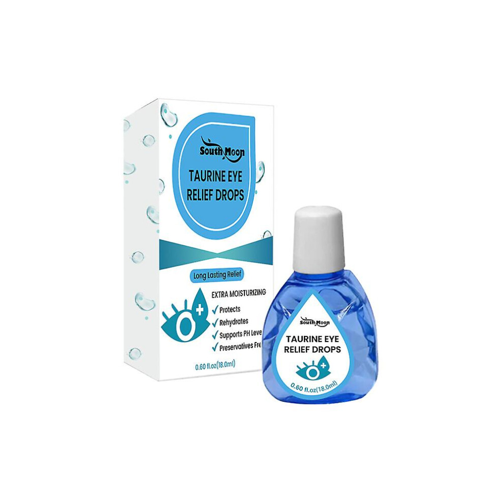 18-54ml Taurine Eye Relief Drops,eye Care Fluid, Soothing Eye Drops, Relieve Eye Fatigue Vision Within 3-4 Weeks